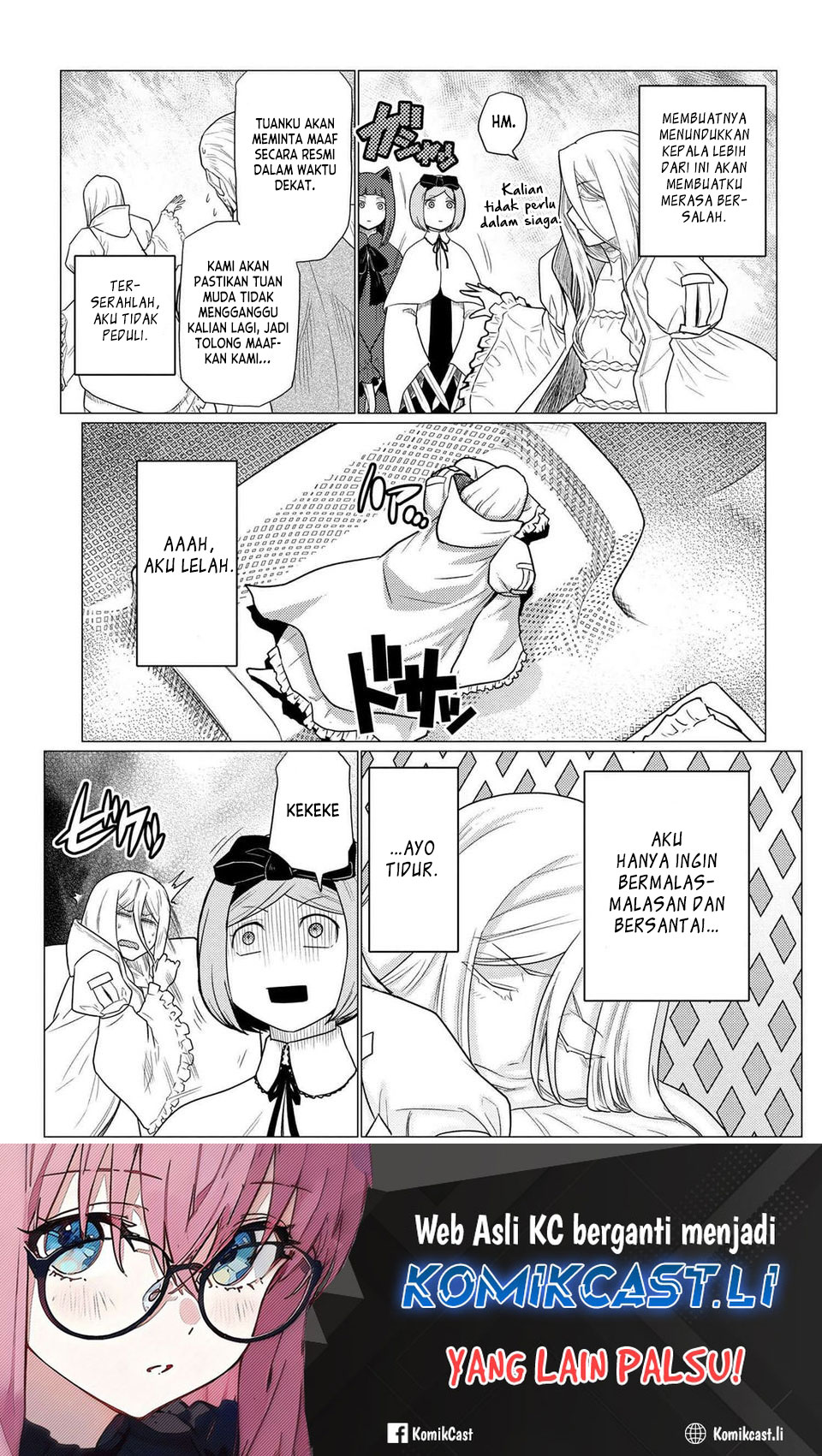 Kumo desu ga, Nani Ka? Chapter 71.2 Bahasa Indonesia